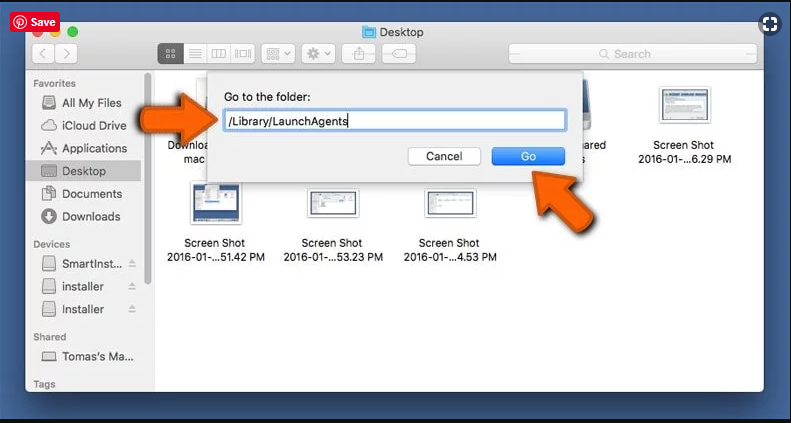 remove malware on mac library files