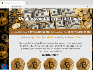 Double Your BTC Email Scam