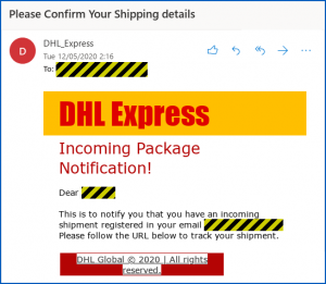 Consignment Was Booked Via DHL Express Email Virus