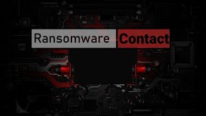 Contact Ransomware