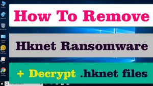 Hknet ransomware