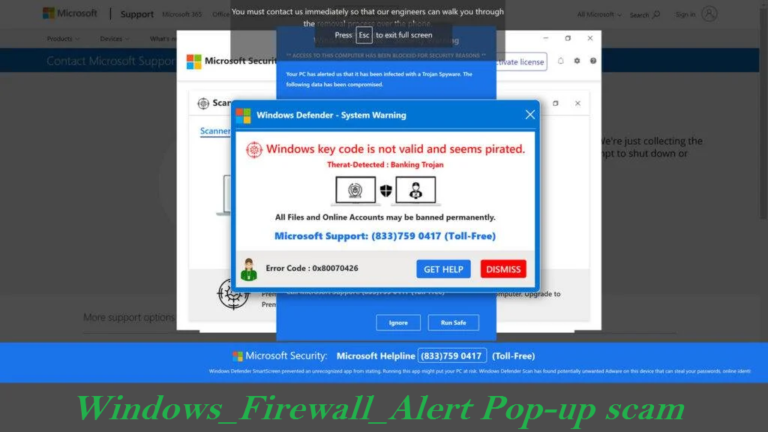 How to Remove Windows_Firewall_Alert Pop-up scam - Malware Guide