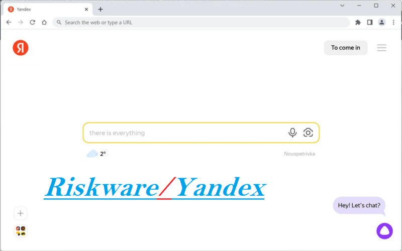 How to Remove Riskware/Yandex Redirect Virus Malware Guide